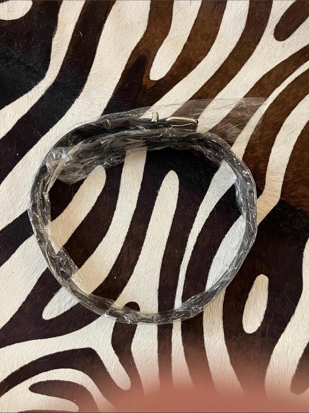 Men's Dark Brown Vegan Leather Belt — image 5 of 5